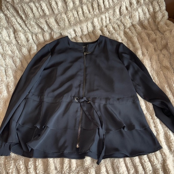 Nine West~Women’s Tiered Zip Front Jacket🌹 - Picture 8 of 14